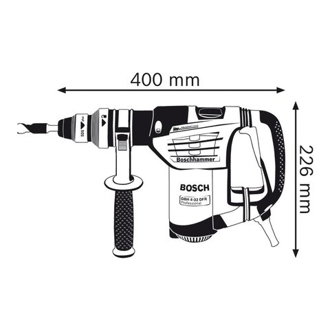 Перфоратор профессиональный Bosch GBH 4-32 DFR Превью 2