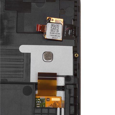 Дисплей для Lenovo IdeaTab A1000, чорний, з рамкою Прев'ю 1