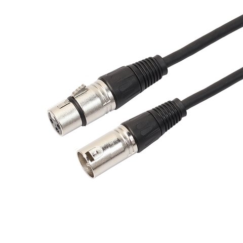 Соединительный 3-контактный кабель для передачи данных по DMX512-протоколу, male+female-разъем Превью 1