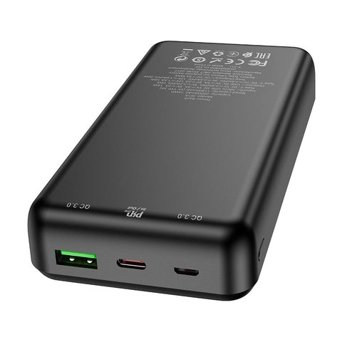 Power bank Hoco J87A, 20000 мАг, 20 Вт, чорний, Quick Charge, Power Delivery (PD), #6931474761033 Прев'ю 1