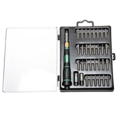 Отвертка Pro'sKit SD-9803 с набором бит Превью 2