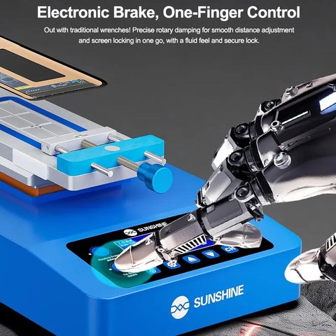 LCD Touch Screen Glass Separator Sunshine S-918F Pro, (for LCDs up to 7", with vacuum pump) Preview 7