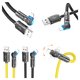 USB кабель Hoco U118, USB тип-A, Lightning, 120 см, 2,4 А, черный, #6942007603409 Превью 1