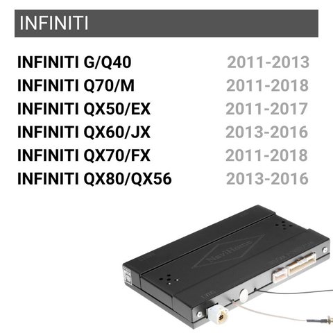 CarPlay for Nissan Patrol / Pathfinder / Murano, INFINITI QX70 / QX60 2010-2018 MY Preview 3