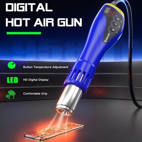 Pistola de aire caliente Mechanic 958HT, 600 W Vista previa  1