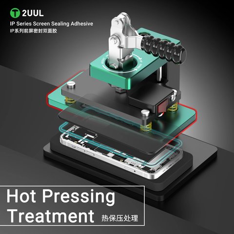Etiqueta de pantalla 2UUL SA11P puede usarse con Apple iPhone 11 Pro, iPhone X, iPhone XS, 5 uds., adhesive Vista previa  3