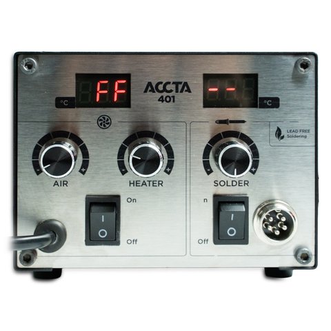 Термоповітряна паяльна станція Accta 401 Прев'ю 3