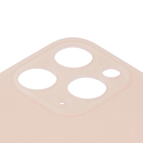 Задня панель корпуса для iPhone 11 Pro, золотиста, потрібно зняти скло камери, small hole, matte gold Прев'ю 1