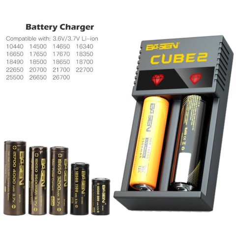 Зарядний пристрій Basen Cube 2, для Li-ion акумуляторів, 220 В Прев'ю 2
