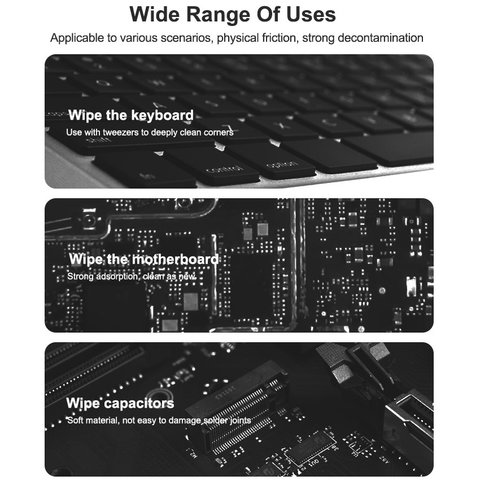 Губки RELIFE RL-080 PRO, для очищення, меламінова, 100 мм, 70 мм, 30 мм Прев'ю 3