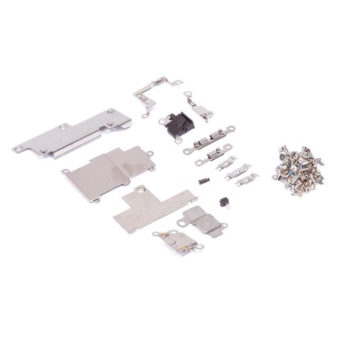 Винт для iPhone 12 mini, полный комплект, с фиксирующе-зажимными пластинами Превью 1