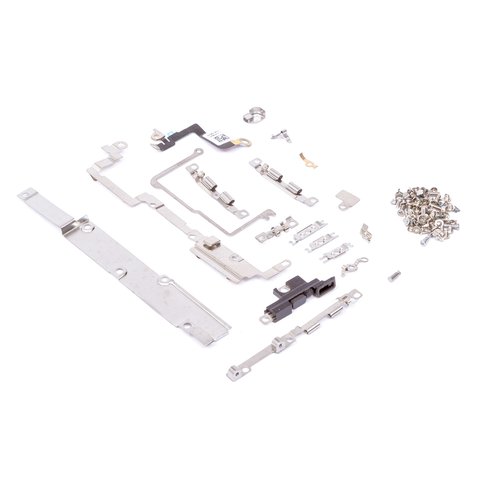 Винт для iPhone X, полный комплект, с фиксирующе-зажимными пластинами Превью 1