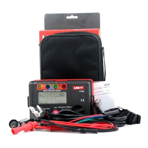Измеритель УЗО, сопротивления изоляции и напряжения UNI-T UT526 Превью 2